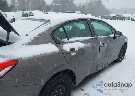 2013 Honda Civic Lx z USA, uszkodzony, nr VIN 2HGFB2F5XDH594196